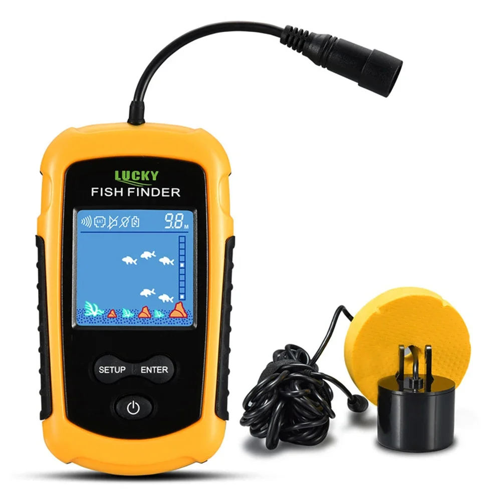 Fish Finder Portable - Lucky หน้าจอสี LCD แบบพกพา Fish Finder