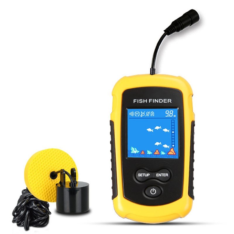 Fish Finder Portable - เครื่องหาตำแหน่งปลาแบบพกพา ABHT-Kayak สำหรับเรือคายัค พร้อมจอ LCD แสดงผล