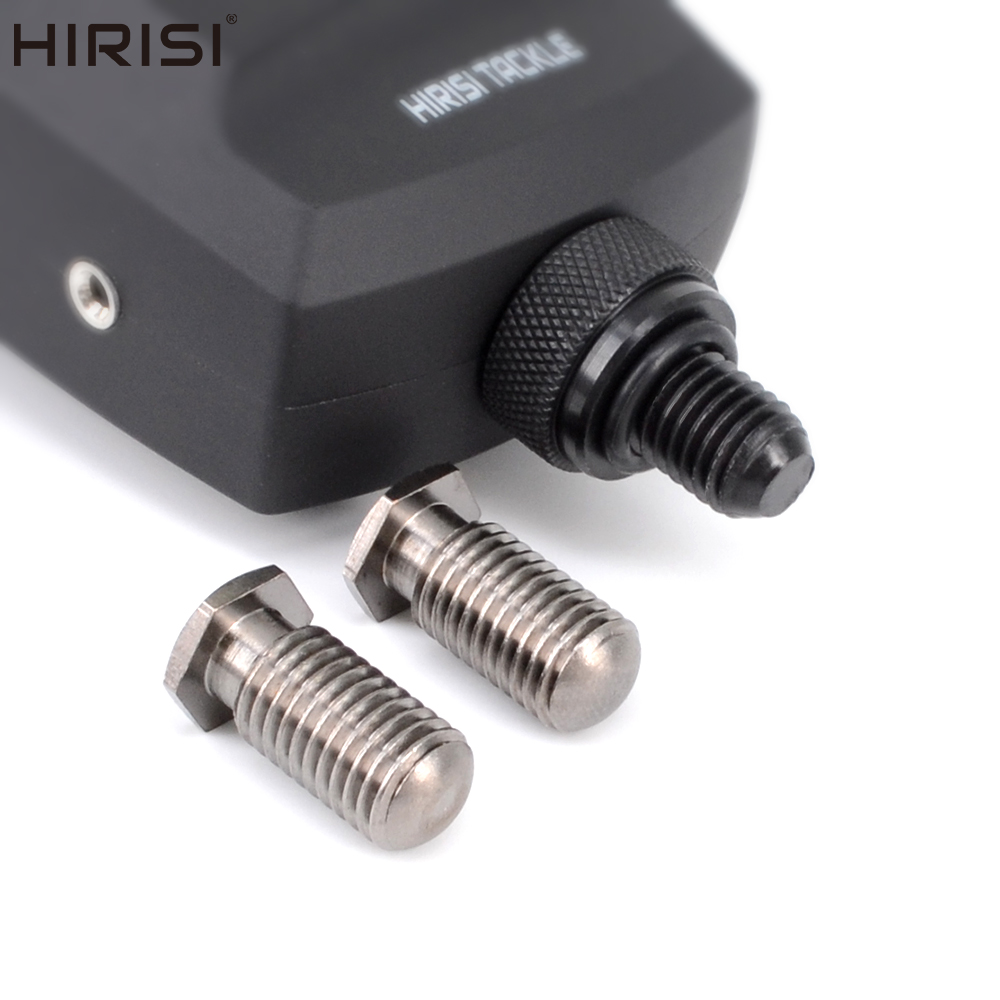 Fish Alarm - Hirisi อุปกรณ์ตกปลาคาร์พ2ชิ้นสลักเกลียวทองเหลืองเหมาะสำหรับการตกปลา B1228อุปกรณ์เตือนภัย