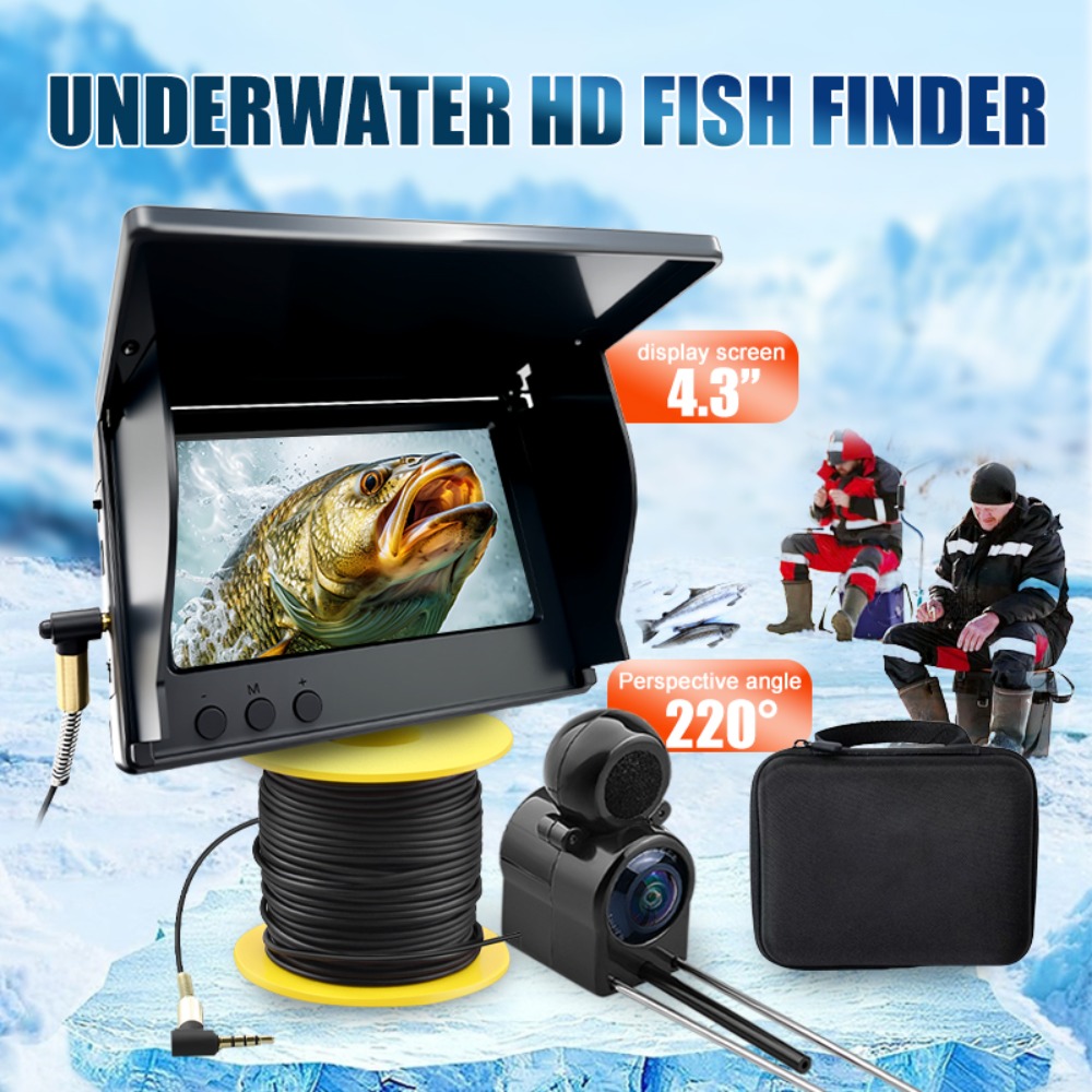 Fish Finder Portable - กล้องตกปลาใต้น้ำ 5 นิ้ว 1000TVL IP68 พร้อมสายเคเบิลยาว