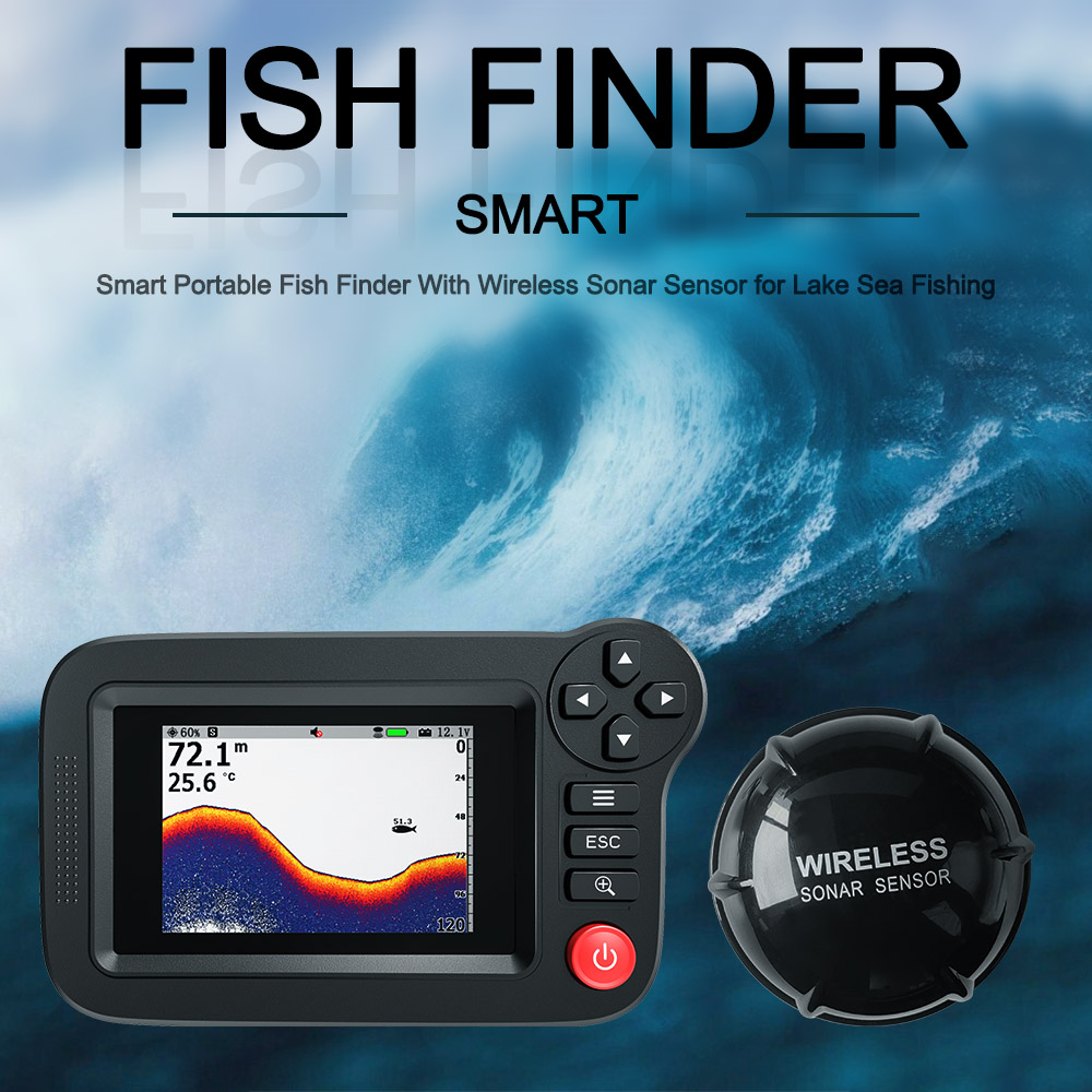 เครื่องหาปลาอัจฉริยะ - เครื่อง - Fish Finder Portable บทวิจารณ์และราคา