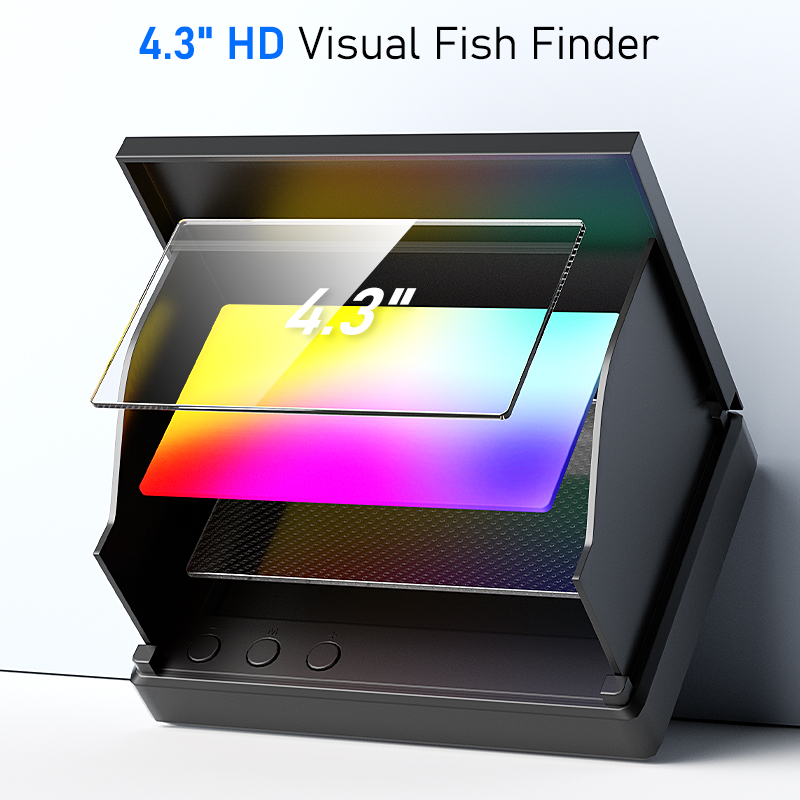 เครื่องหาปลาแบบพกพา LCD ขนาด 4 - Fish Finder Portable บทวิจารณ์และราคา
