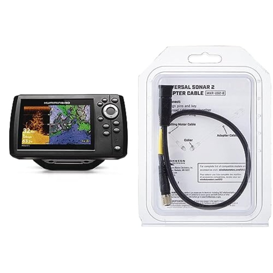 เครื่องหาปลา Helix 5 และชุดอุป - Fish Finder Gps บทวิจารณ์และราคา