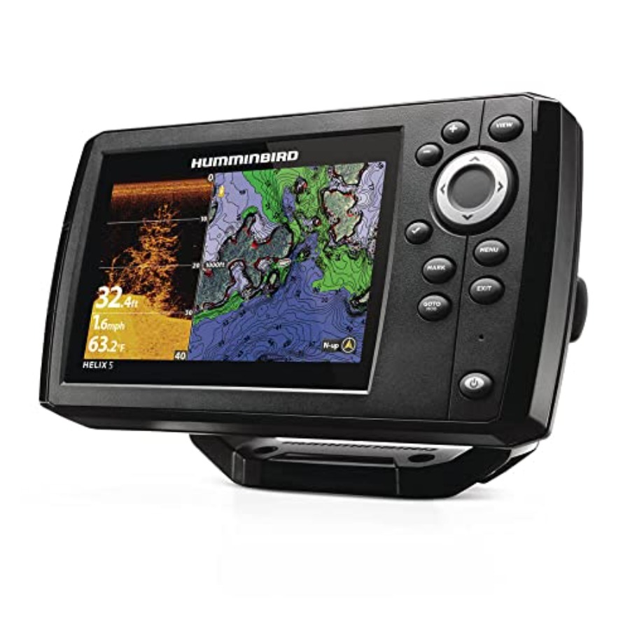 เครื่องหาปลา Helix 5 และชุดอุป - Fish Finder Gps บทวิจารณ์และราคา