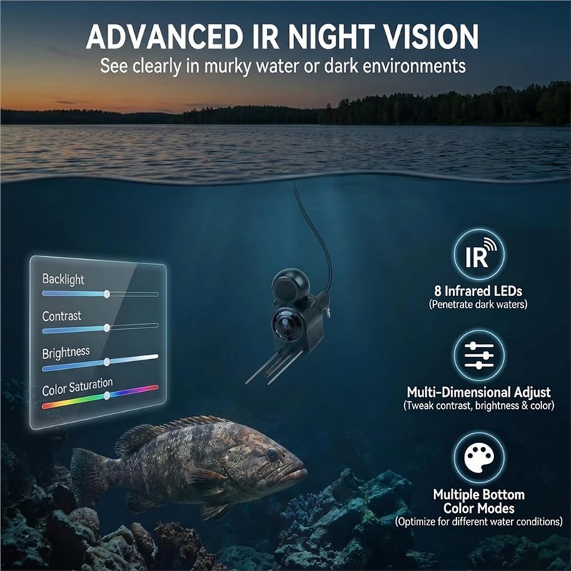 กล้องค้นหาปลาใต้น้ำ AA90-US Pl - Fish Finder Portable บทวิจารณ์และราคา