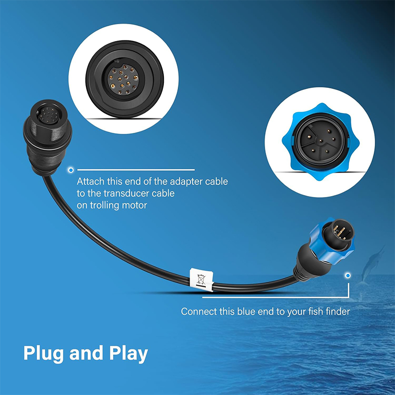 สายอะแดปเตอร์ MKR-DSC-10 18520 - Fish Finder Transducer บทวิจารณ์และราคา