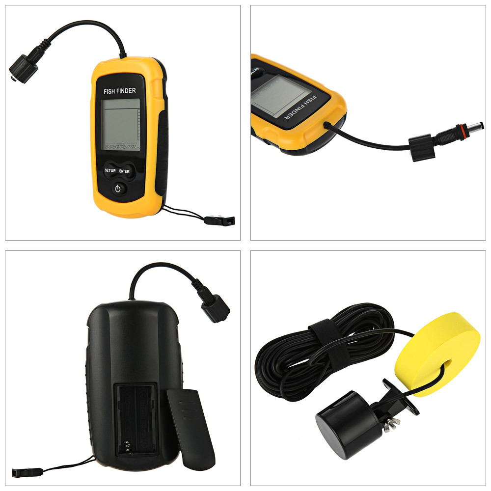 เครื่องตรวจจับปลาแบบพกพา 100 เ - Fish Finder Portable บทวิจารณ์และราคา