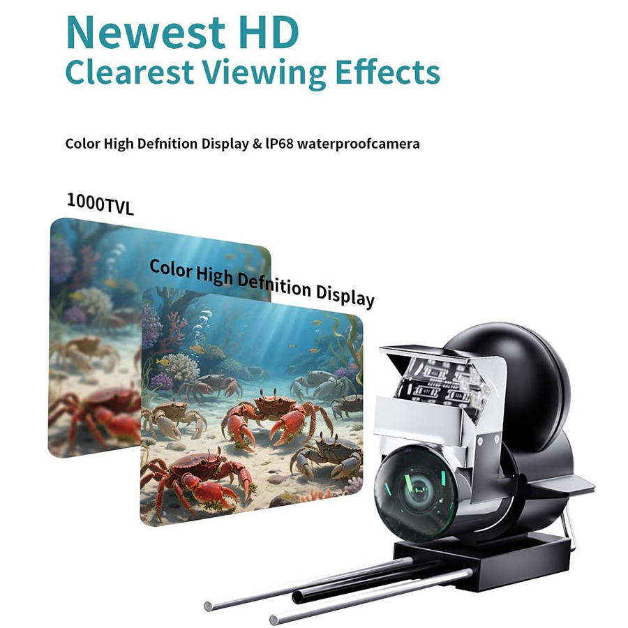เครื่องหาปลาแบบพกพา FOURQ หน้า - Fish Finder Portable บทวิจารณ์และราคา