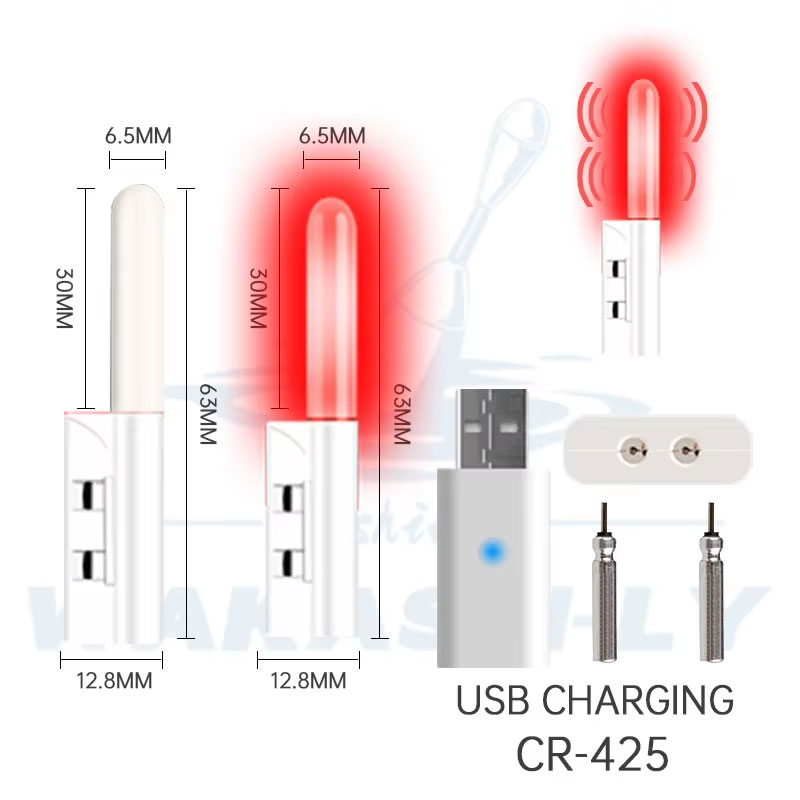 ไฟตกปลา LED 2 ชิ้น พร้อมแบตเตอ - Fish Alarm บทวิจารณ์และราคา