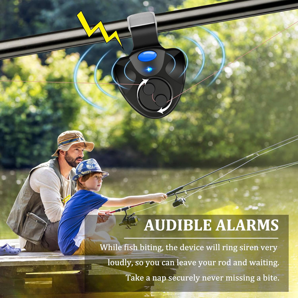 ชุดคลิปตกปลาคาร์พ พร้อมไฟ LED  - Fish Alarm บทวิจารณ์และราคา