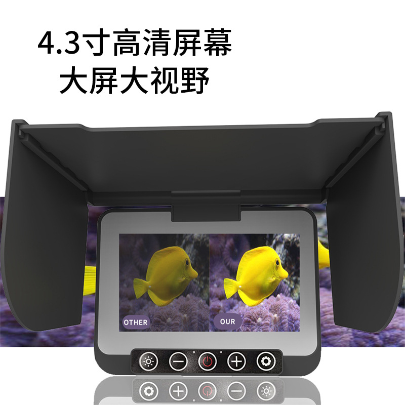 หน้าจอ IPS ขนาด 4.3 นิ้ว 1000T - Underwater Camera บทวิจารณ์และราคา