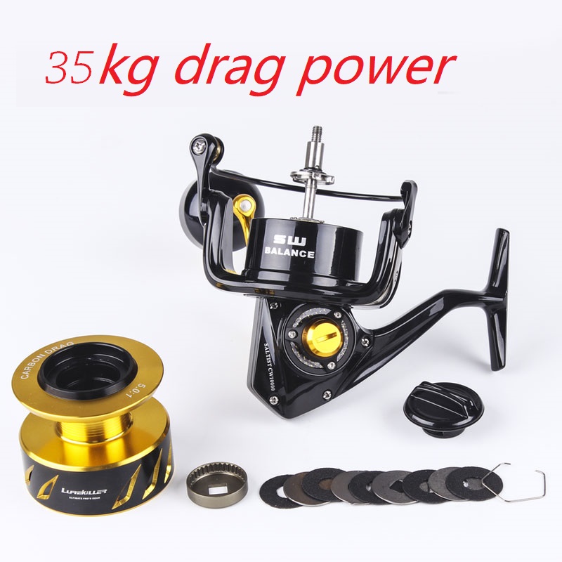 รอกตกปลา Lurekiller แบบโลหะเต็ - Daiwa Reel Bg บทวิจารณ์และราคา